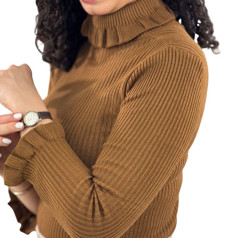 یقه اسکی چین دار زنانه - تصویر 4