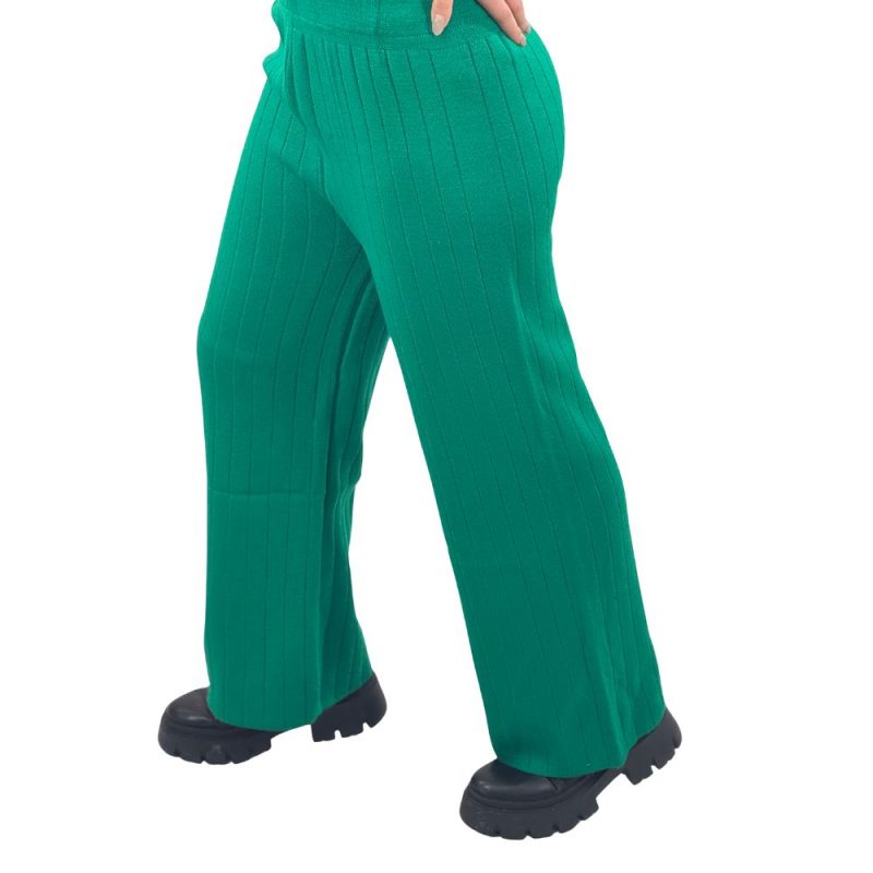 شلوار بافت راه راه زنانه - تصویر 4