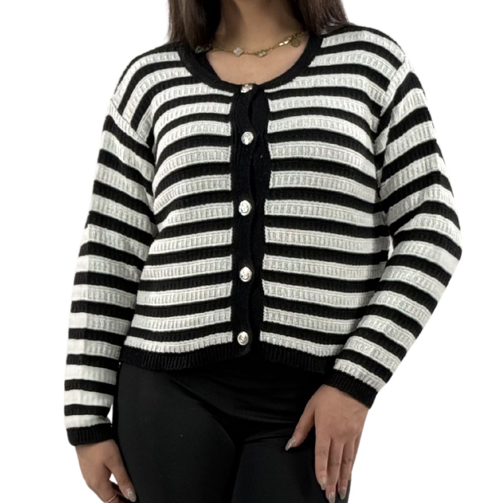 ژاکت راه راه زنانه